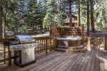 Deck with Private Hot Tub and Gas BBQ